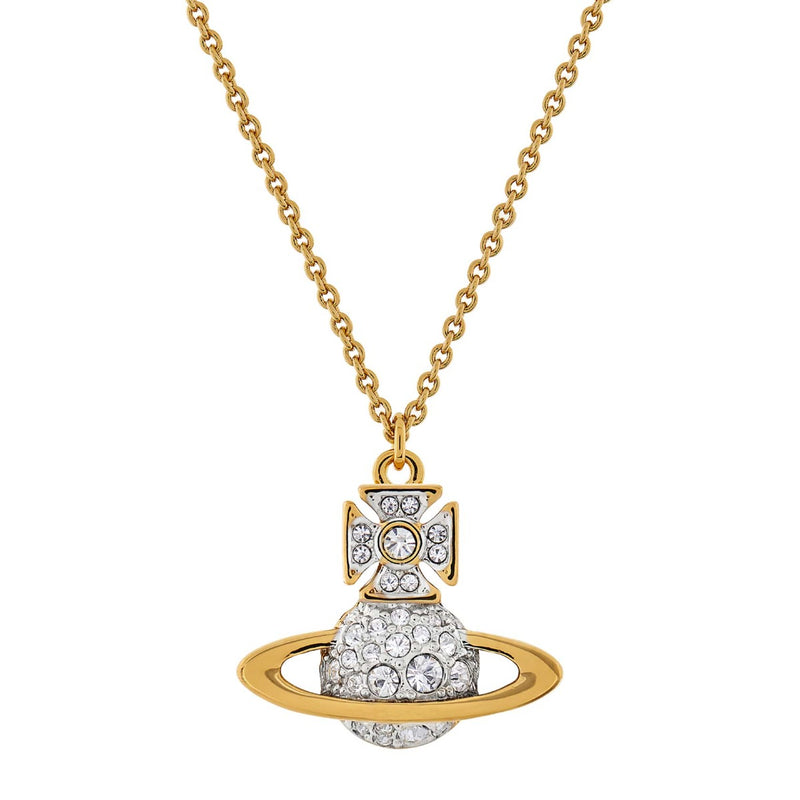 Vivienne Westwood Brighton Bas Relief Pendant, Gold Plated

