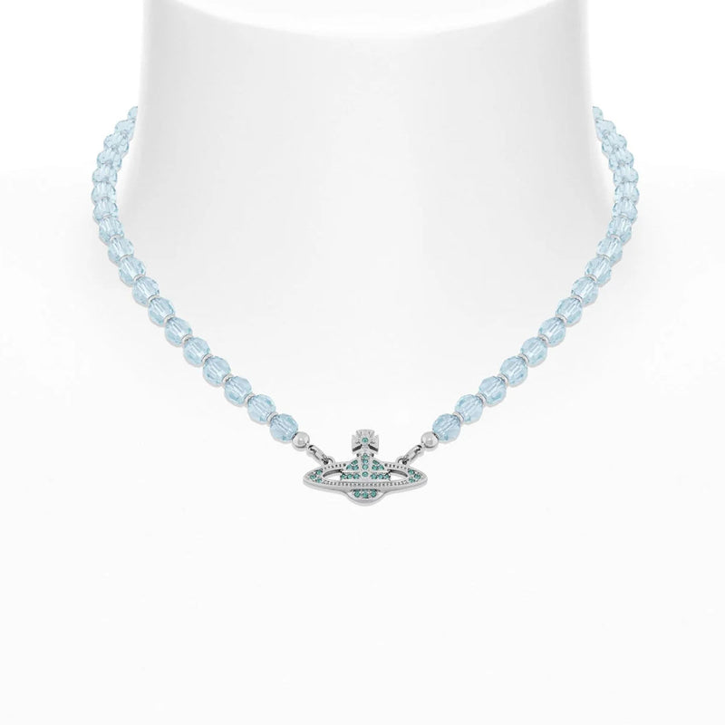 Vivienne Westwood Messaline Choker, Platinum Plated