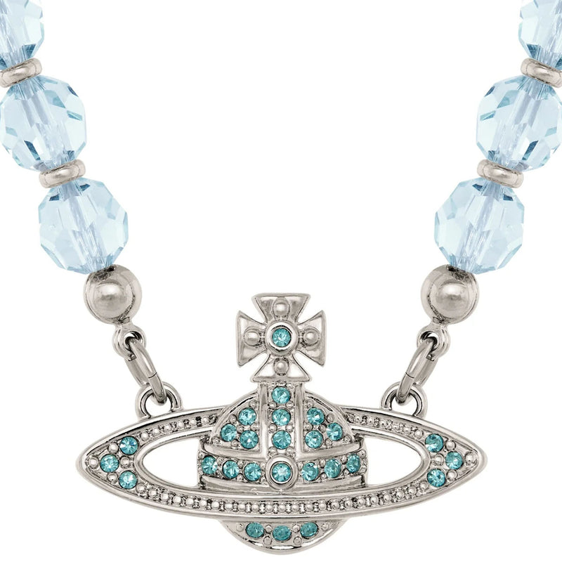 Vivienne Westwood Messaline Choker, Platinum Plated