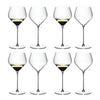Riedel Veloce Chardonnay Glasses, Set of 8