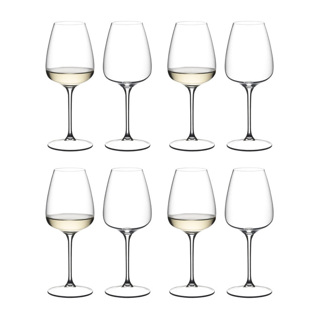Riedel Grape@ White Wine/Champagne Glass/Rose/Spritz Glasses, Set of 8
