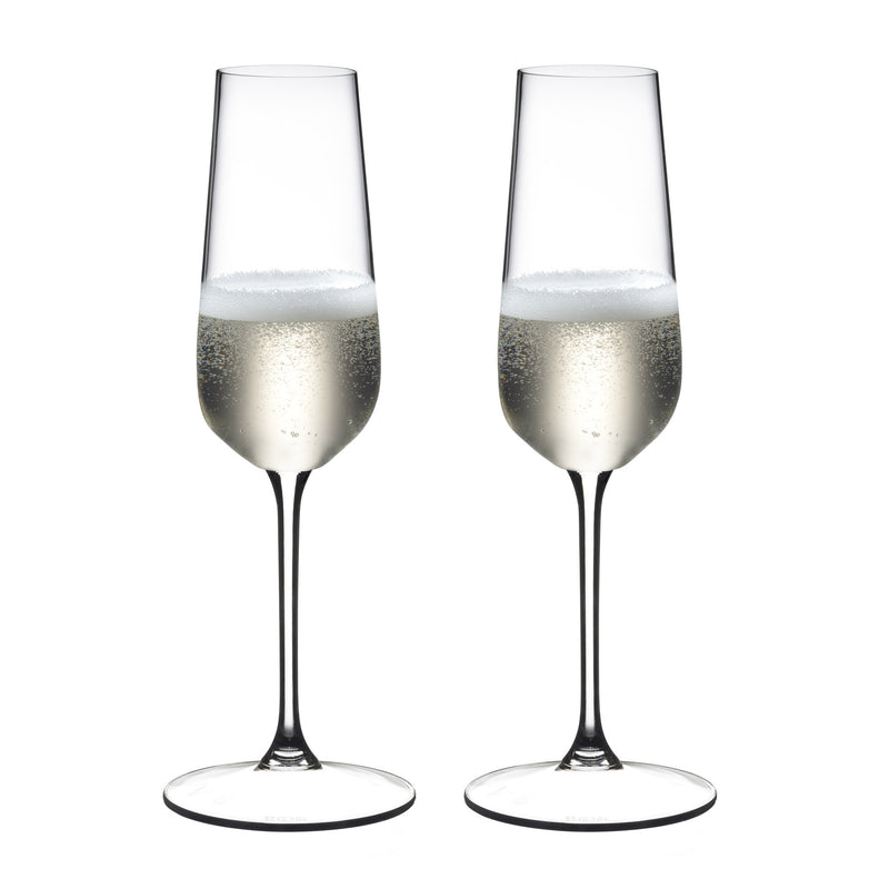 Riedel Grape@ Champagne Flutes, Set of 8