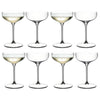 Riedel Grape@ Coupe/ Cocktail Glasses, Set of 8