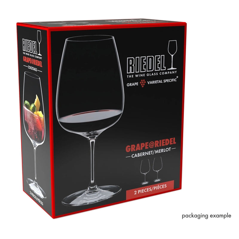 Riedel Grape@ Cabernet/Merlot/Cocktail Glasses, Set of 8