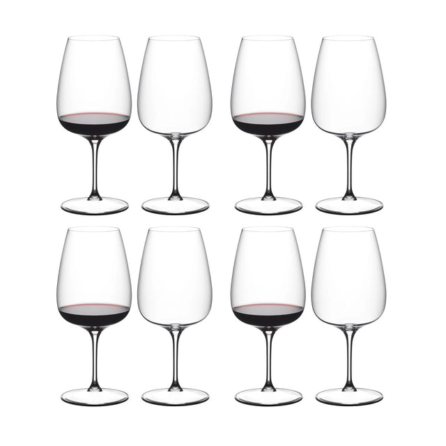 Riedel Grape@ Cabernet/Merlot/Cocktail Glasses, Set of 8
