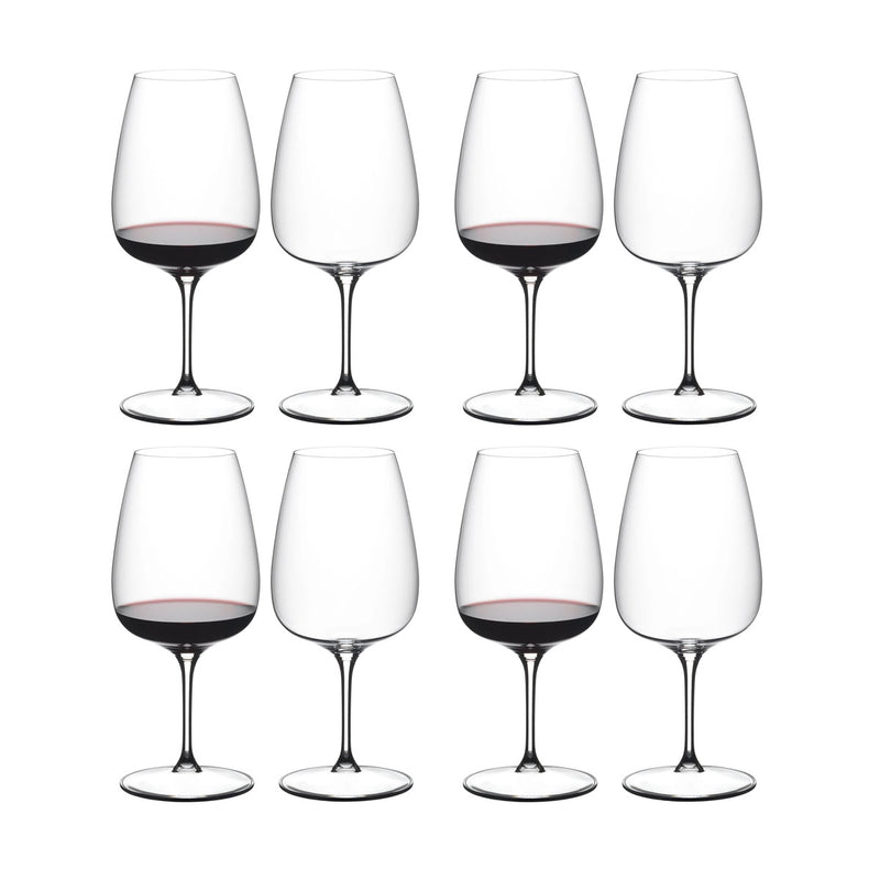 Riedel Grape@ Cabernet/Merlot/Cocktail Glasses, Set of 8