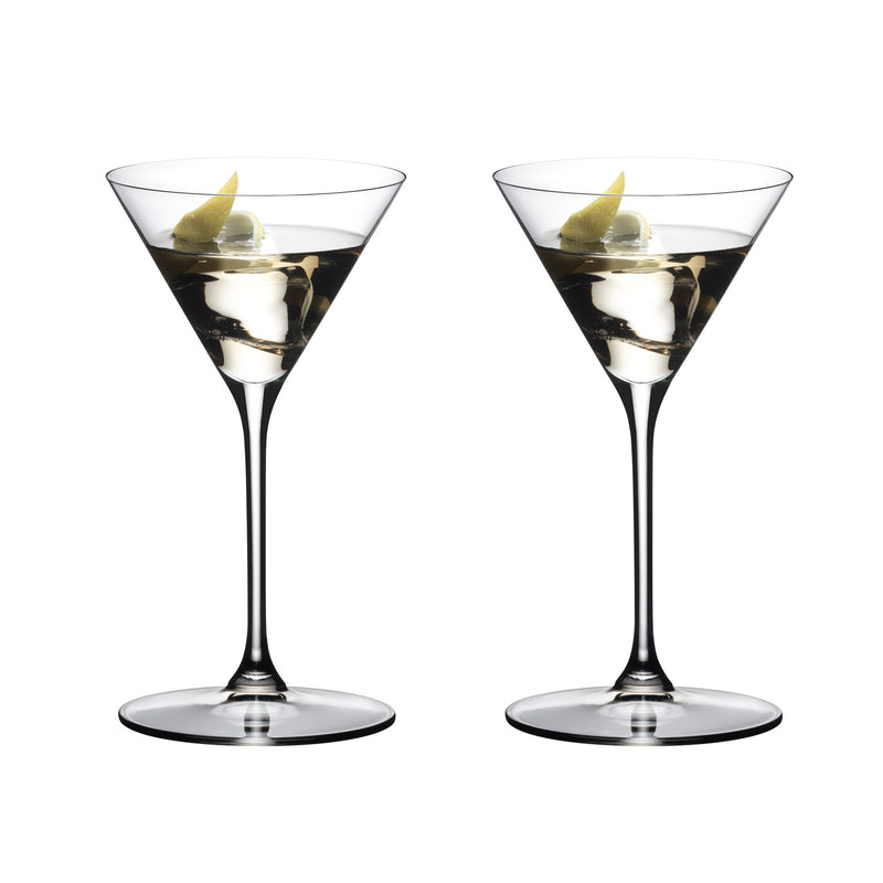 Riedel Grape@ Martini Glasses, Set of 8
