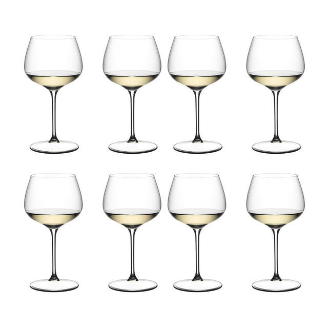 Riedel Grape@ Chardonnay / Gin Tonic Glasses, Set of 8