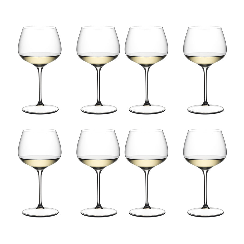Riedel Grape@ Chardonnay / Gin Tonic Glasses, Set of 8
