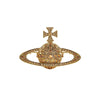 Vivienne Westwood Mini Bas Relief Brooch, Gold Plated