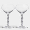 Orrefors Carat Coupe Glass, Set of 2