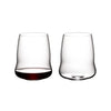 Riedel Stemless Wings Cabernet Sauvignon Glass, Pair