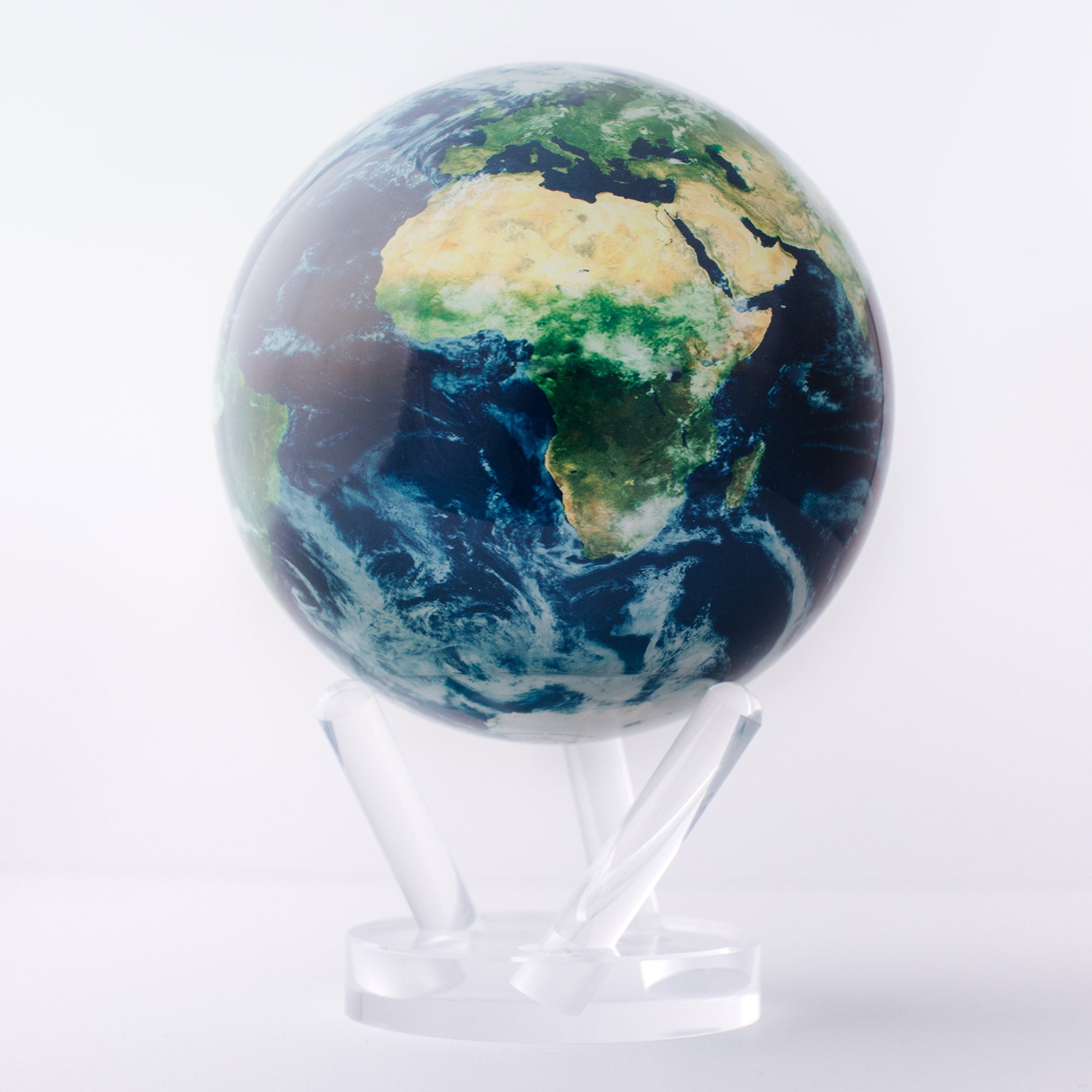 MOVA Earth Globe | MOVA Globe 6 Inch | Cloud Satellite View