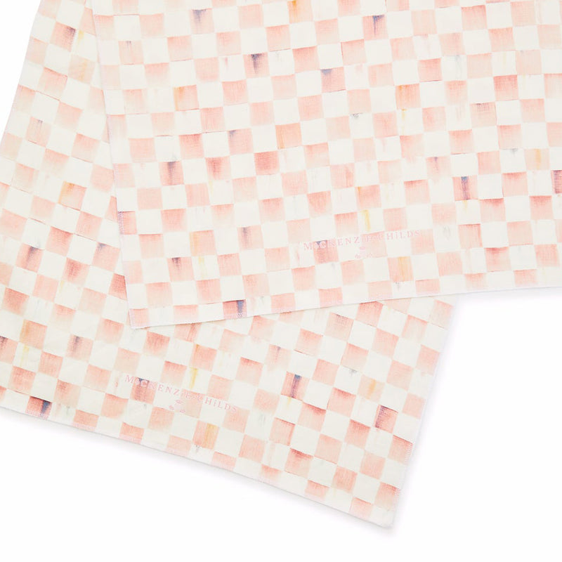 Mackenzie-Childs Rosy Check Dish Towel