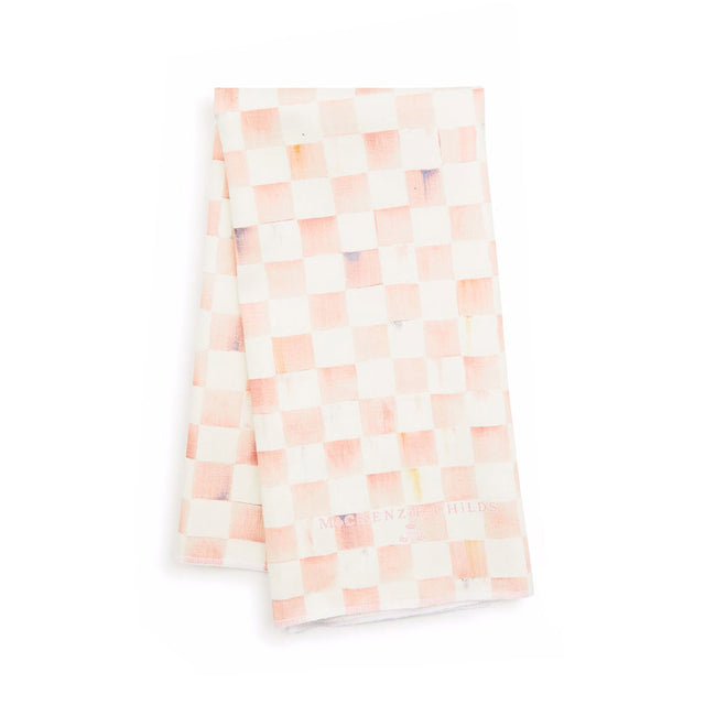 Mackenzie-Childs Rosy Check Dish Towel