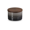 Le Creuset Stoneware Signature Storage Jar with Wooden Lid 470ml Flint