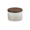 Le Creuset Stoneware Signature Storage Jar with Wooden Lid 470ml Meringue