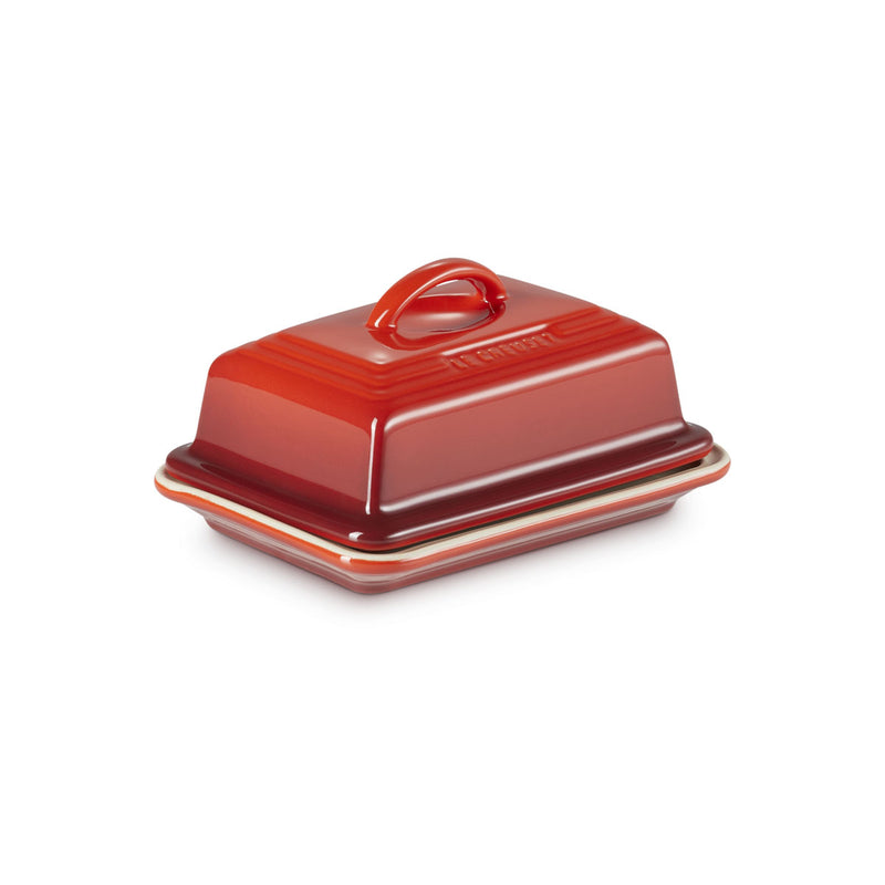 Le Creuset Stoneware Butter Dish Cerise