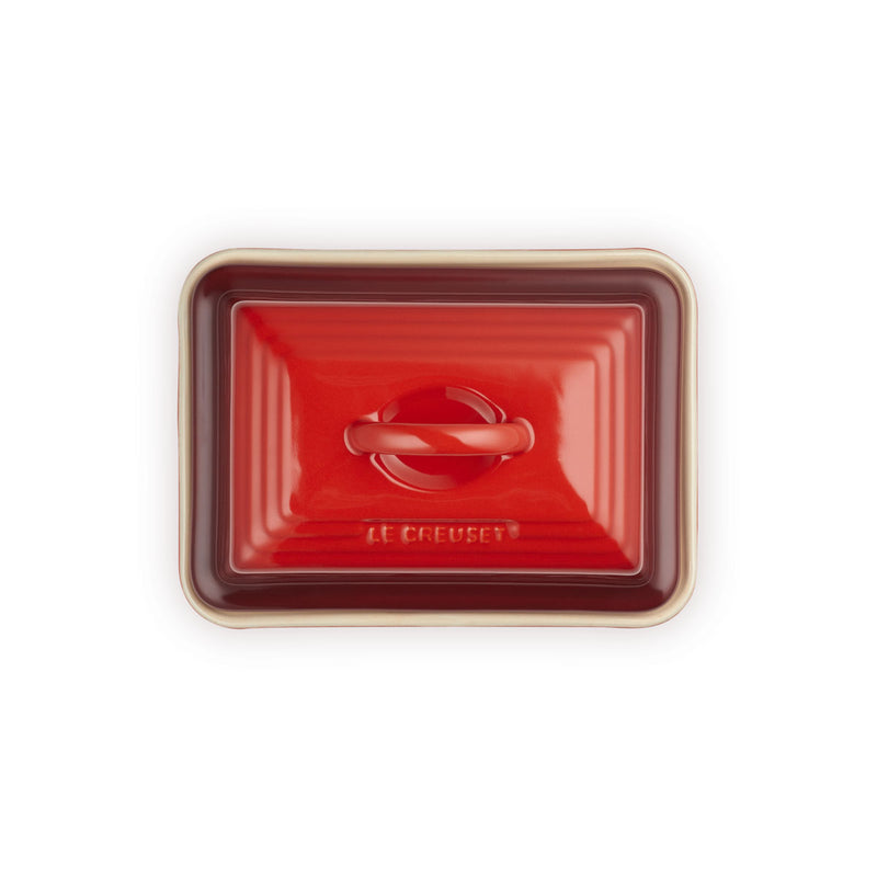 Le Creuset Stoneware Butter Dish Cerise