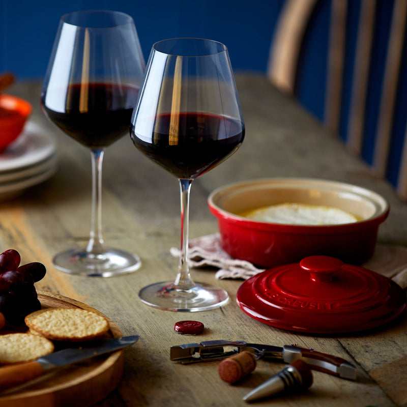 Le Creuset Stoneware Camembert Baker Cerise