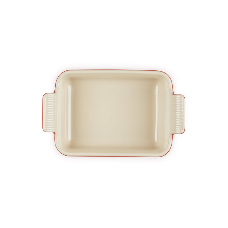 Le Creuset Stoneware Heritage Rectangular Dish 19cm Cerise