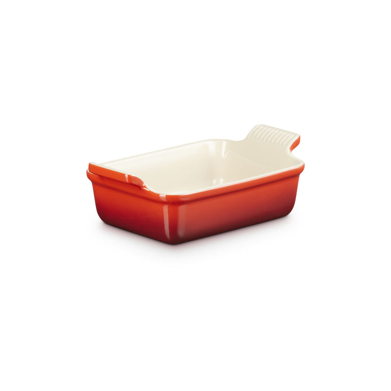 Le Creuset Stoneware Heritage Rectangular Dish 19cm Cerise