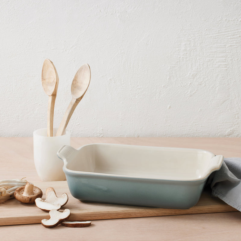 Le Creuset Stoneware Heritage Rectangular Dish 19cm Sea Salt