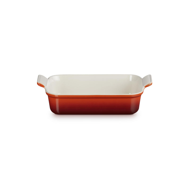 Le Creuset Stoneware Heritage Rectangular Dish 26cm Cerise