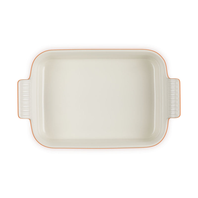 Le Creuset Stoneware Heritage Rectangular Dish 26cm Cerise