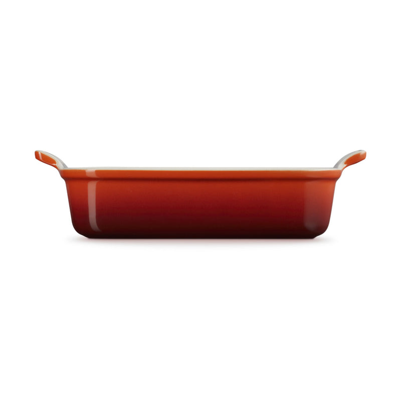 Le Creuset Stoneware Heritage Rectangular Dish 26cm Cerise