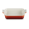 Le Creuset Stoneware Heritage Rectangular Dish 26cm Cerise