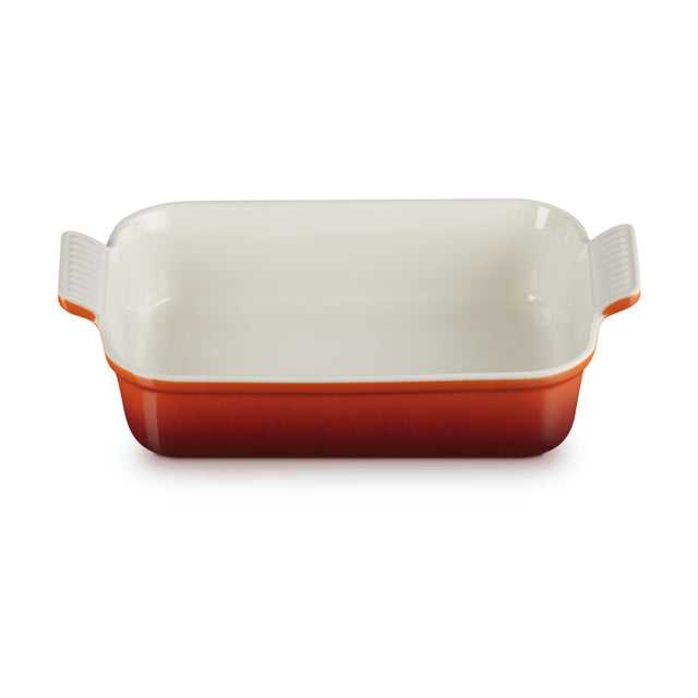 Le Creuset Stoneware Heritage Rectangular Dish 26cm Cerise
