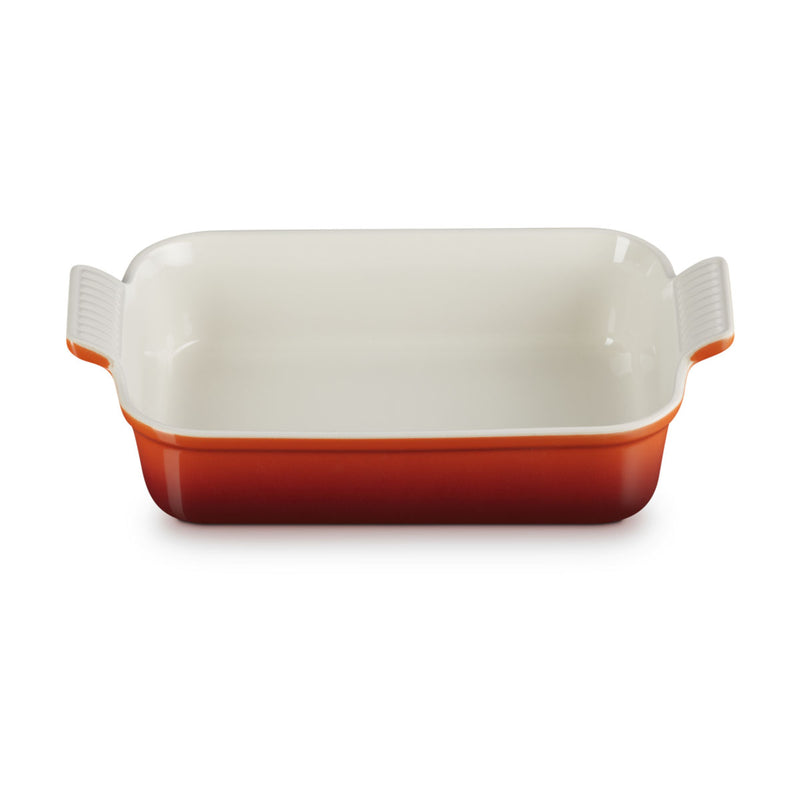 Le Creuset Stoneware Heritage Rectangular Dish 26cm Cerise