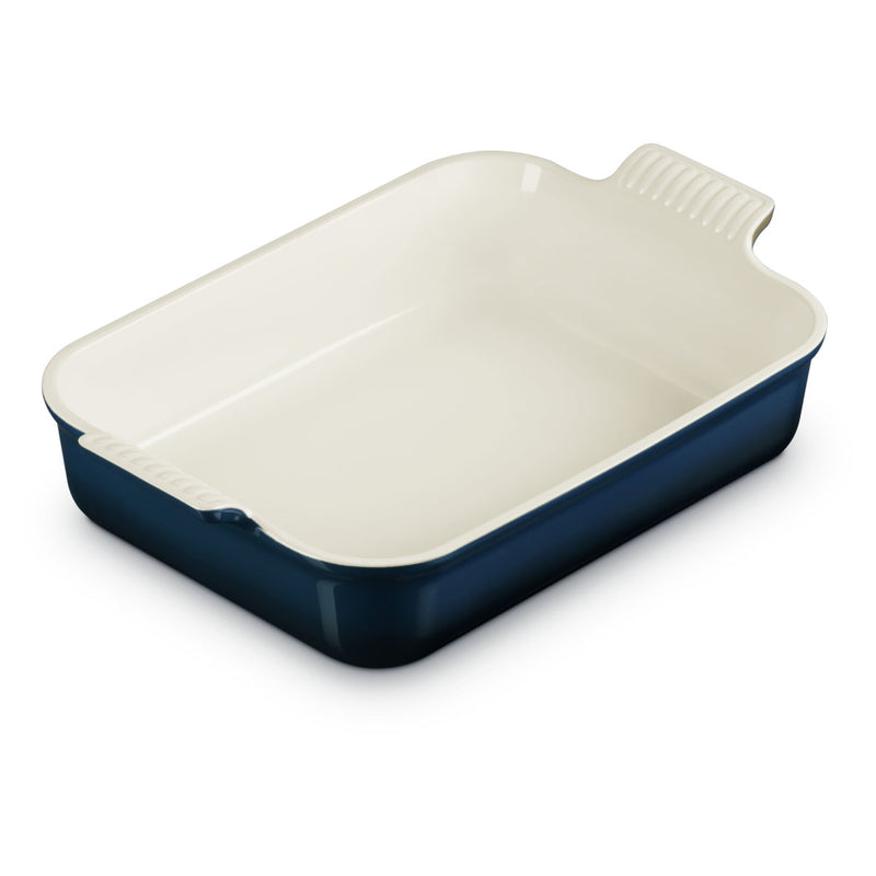 Le Creuset Stoneware Heritage Rectangular Dish 32cm Nuit