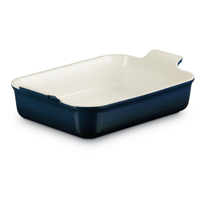 Le Creuset Stoneware Heritage Rectangular Dish 32cm Nuit