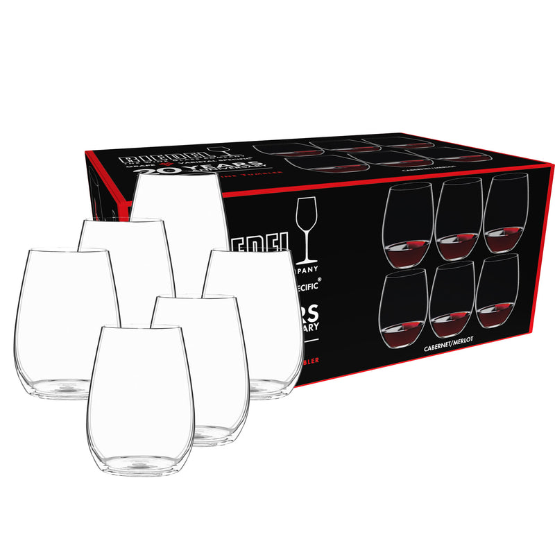 Riedel O Wine Tumbler Cabernet / Merlot Glasses (Set of 6)