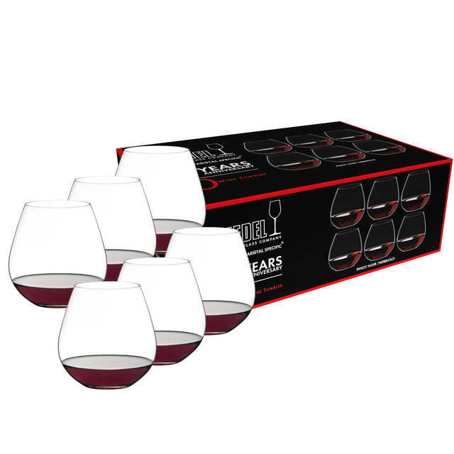 Riedel O Wine Tumbler Pinot Noir / Nebbiolo Glasses (Set of 6)