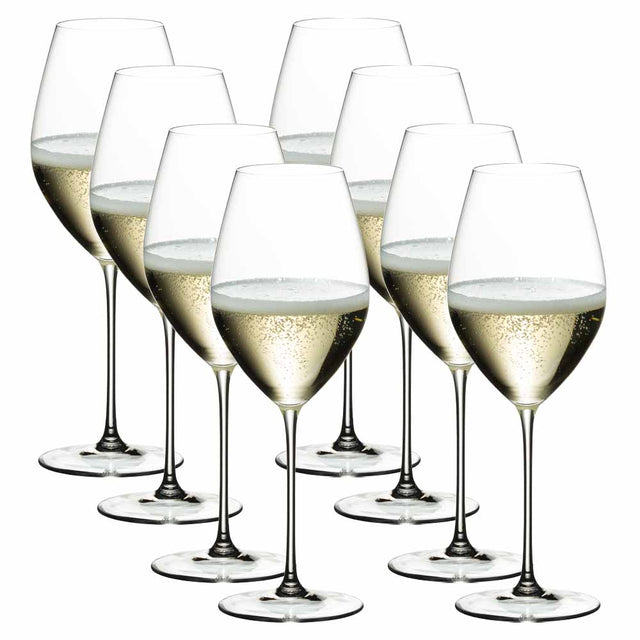 Riedel Veritas Champagne Wine Glasses (Set of 8) 7449/28