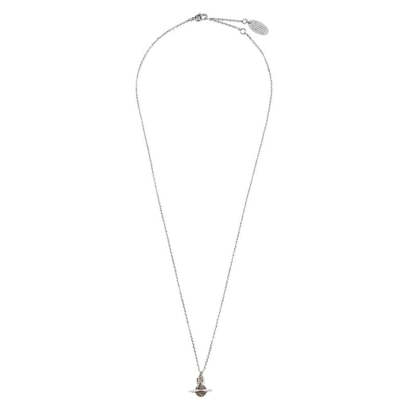 Vivienne Westwood Lena Small Orb Pendant, Rhodium Plated