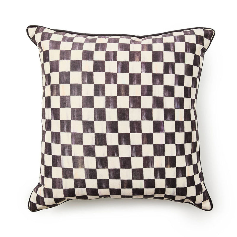 Mackenzie-Childs Courtly Check Printed Outdoor Pillow