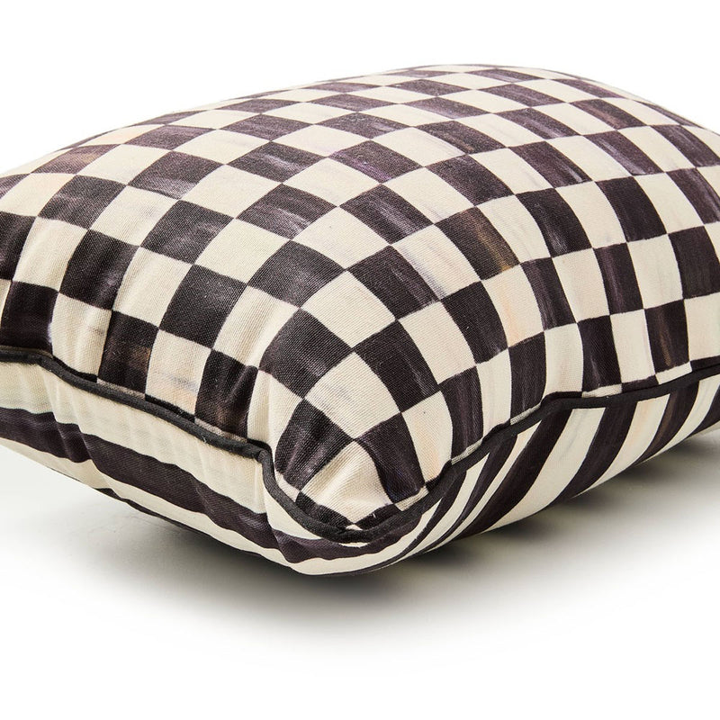 Mackenzie-Childs Courtly Check Printed Outdoor Lumbar Pillow