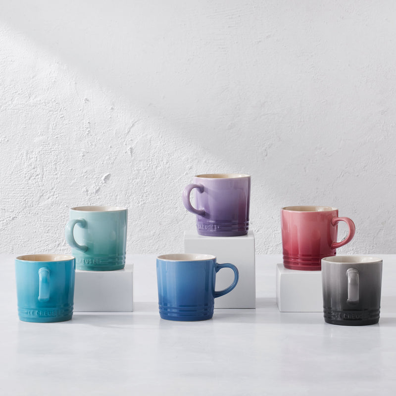 Le Creuset Stoneware Set of 6 Pastel Mugs 350ml