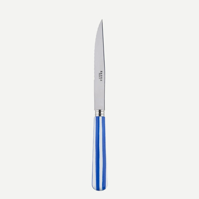 Sabre White Stripe Lapis Blue 23cm Steak Knife