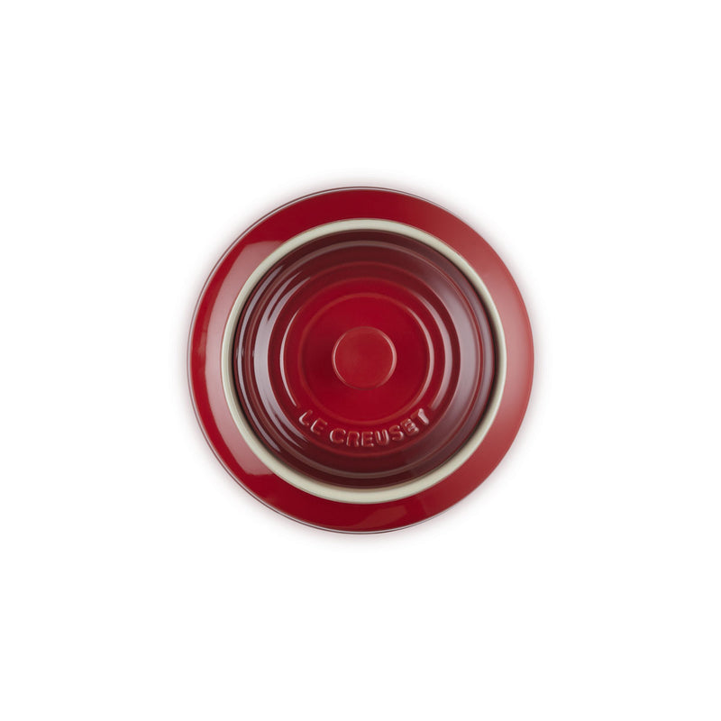 Le Creuset Stoneware Cookie Jar 2.4l Cerise