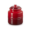 Le Creuset Stoneware Cookie Jar 2.4l Cerise