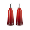 Le Creuset Signature Stoneware Oil & Vinegar Set 330ml Cerise