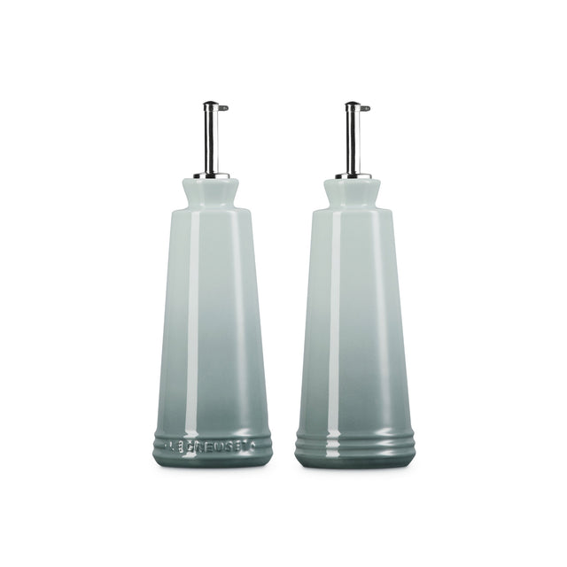 Le Creuset Signature Stoneware Oil and Vinegar Set 300ml Sea Salt
