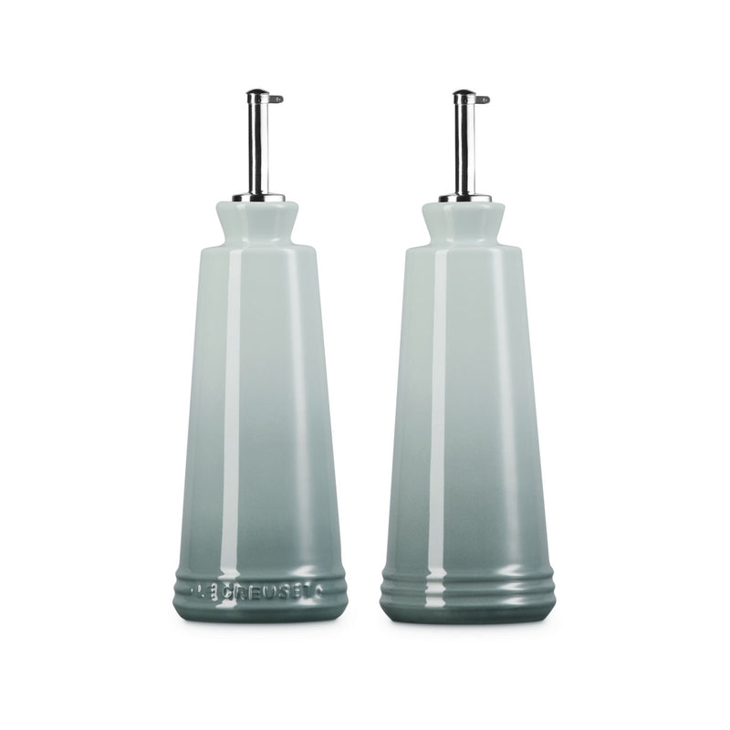 Le Creuset Signature Stoneware Oil and Vinegar Set 300ml Sea Salt