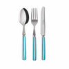 Sabre White Stripe Turquoise Children's Set
