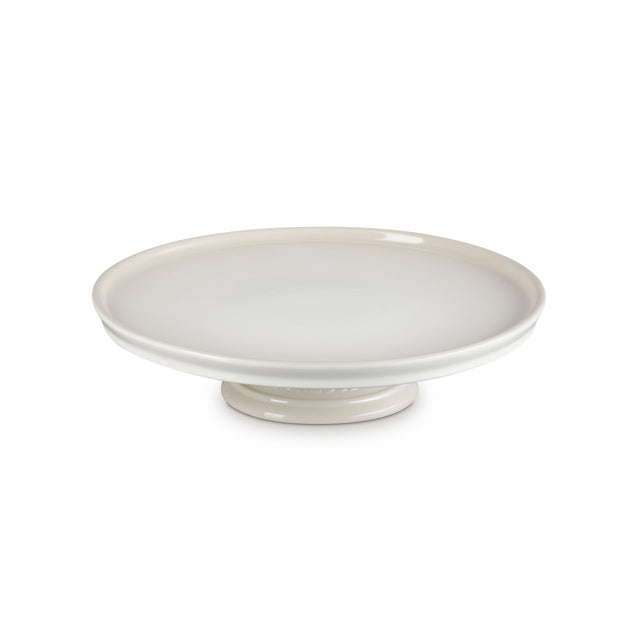 Le Creuset Stoneware Footed Cake Stand Meringue